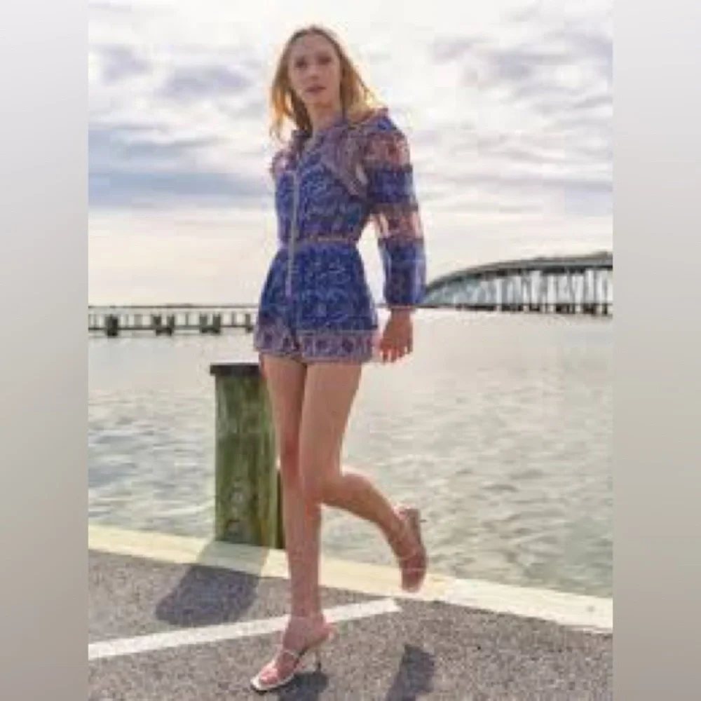 Sea New‎ York Rosita Long Sleeve Romper